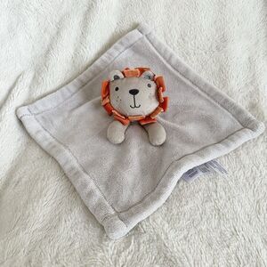 Koala Baby Grey Orange Lion Head Lovey Security Blanket Stuffed Animal Plush